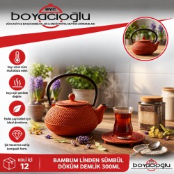 BAMBUM LİNDEN SÜMBÜL DÖKÜM DEMLİK 300ML