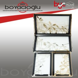 T0163S SARMAŞIK LAZER TEPSİ 26X40CM
