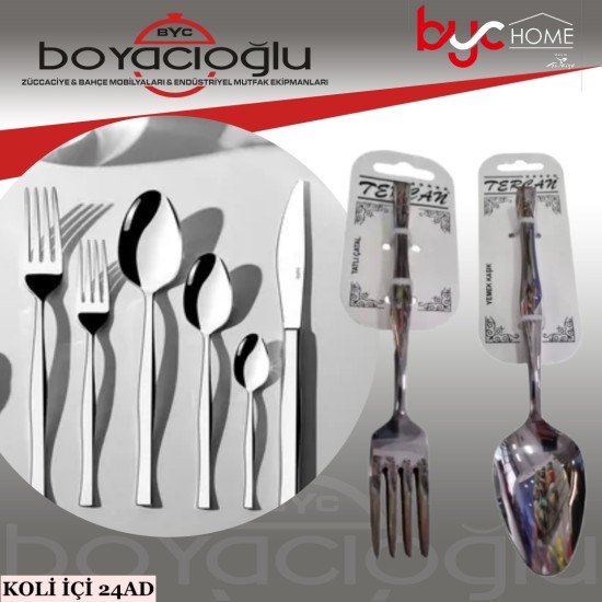 TERCAN HİRA YEMEK KAŞIK 6LI TERCAN HİRA YEMEK KAŞIK 6LI