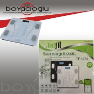 TECHFİT TF-1075 VÜCÜT ANALİZLİ CAM BASKÜL