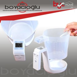 TECHFIT TF-1501 HAZNELİ MUTFAK TARTISI