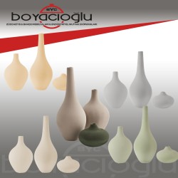 HERA 3LÜ OBJE VAZO SETİ 15CM-20CM-24CM