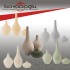 HERA 3LÜ OBJE VAZO SETİ 15CM-20CM-24CM