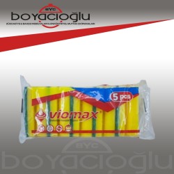 VİOMAX TM-751 5Lİ OLUKLU BULAŞIK SÜNGERİ
