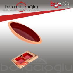 TERRA OVAL GÜVEÇ TAVA 15X27 2Lİ