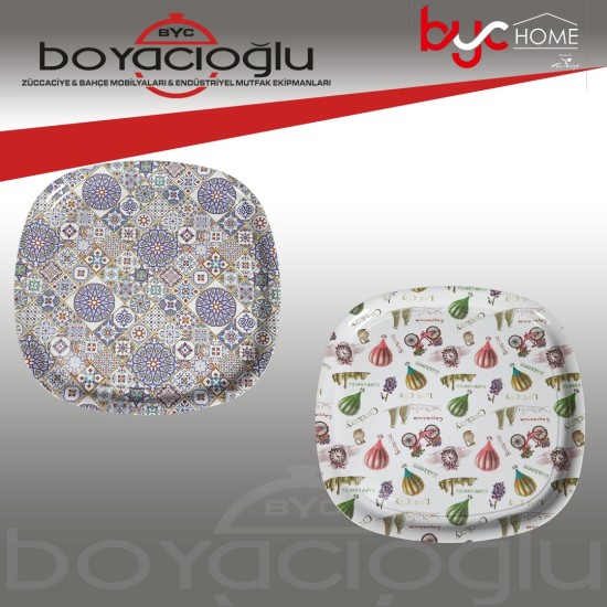 TRİA-044E OVAL TEPSİ 36X36 
