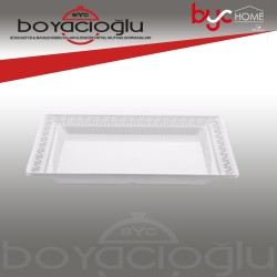 TRİA-280 AÇIKBÜFE 30X30 GRAVÜRLÜ TABAK