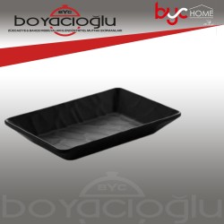 TRİA-471B PORELİN RÖLYEFLİ 14X10CM KAYIK TABAK