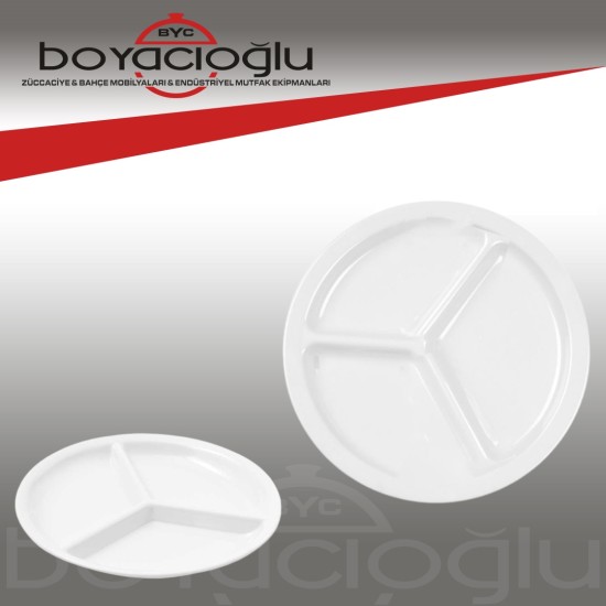 TRİA-550 PORELİN 3 BÖLMELİ YILDIZ TABAK (23CM) TRİA-550 PORELİN 3 BÖLMELİ YILDIZ TABAK (23CM)