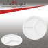 TRİA-550 PORELİN 3 BÖLMELİ YILDIZ TABAK (23CM)