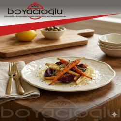 TRİA-TR2503 CELLİNE SERVİS TABAK 25CM 