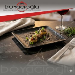 TRIA-TR348 PORELIN ROLYEFLI KARE SERVİS 22CM