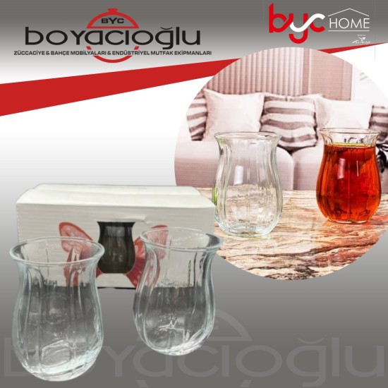 KAVEH SYLVAN 0280 LİNKA ÇAY BARDAK 6LI KAVEH SYLVAN 0280 LİNKA ÇAY BARDAK 6LI