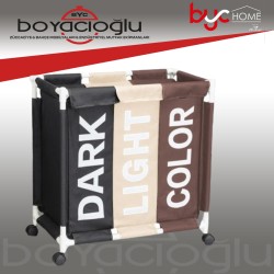 TUTKU-35226 3 BÖLMELİ KİRLİ SEPETİ