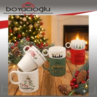 UNS-1056 584 YILBAŞI İKİLİ KUPA BARDAK