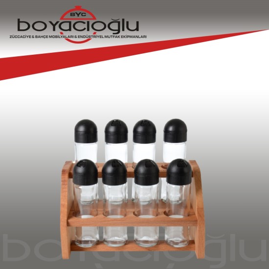 MONREO UP00903S 8Lİ DÖNER BAHARATLIK STANDLI MONREO UP00903S 8Lİ DÖNER BAHARATLIK STANDLI
