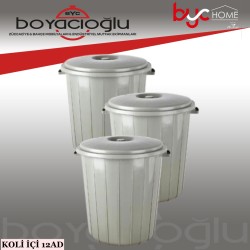 YUVARLAK ÇÖP VARİL 90LT