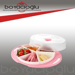 URVE UR-3304 YUVARLAK BÖLMELİ KAHVALTILIK