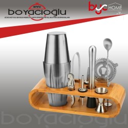 VOSCO VB-KB10 SHAKER KOKTEYL SET 10PRÇ