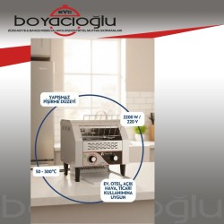 VOSCO KONVEYÖRLÜ EKMEK KIZARTMA MK 600 DİLİM / SAAT