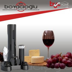 VOSCO ELEKTRİKLİ TİRBUŞON SET OTOMATİK SARAP AÇACAK