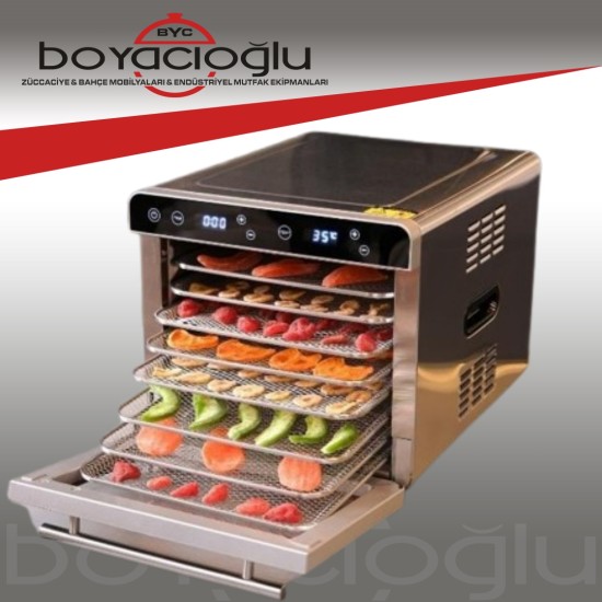 VOSCO MEYVE KURUTMA MAKİNESİ 700W 8 TEPSİLİ