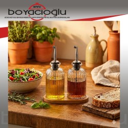 WARDY-05868 KRİSTAL STANDLI YAĞLIK 2Lİ