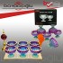 WARDY-18586 RAİNBOW 6LI CAM KASE DONDURMALIK