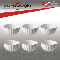 WS-96GOLD PORSALEN 6LI KASE ÇEREZLİK