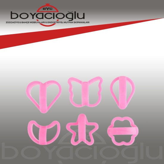DOLLY Y-241 HAYVAN ŞEKİLLİ KURABİYE KALIBI 6LI DOLLY Y-241 HAYVAN ŞEKİLLİ KURABİYE KALIBI 6LI
