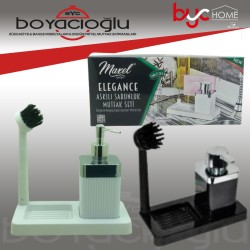 MAXEL Y-383 FIRÇALI SABUNLUK MUTFAK SETİ