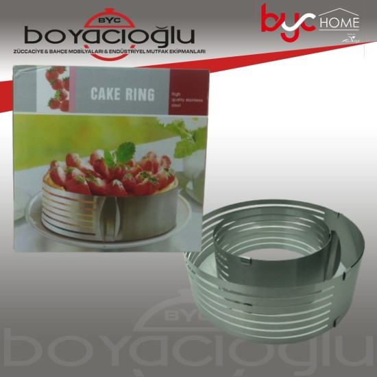 YAKUT-10804 AYARLI PASTA KALIBI ÇEMBERİ 2Lİ YAKUT-10804 AYARLI PASTA KALIBI ÇEMBERİ 2Lİ