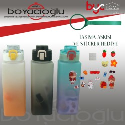 YAKUT-10849 RENKLİ MOTİVASYON MATARA
