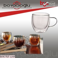 YAKUT-11301 ÇİFT ÇİDARLI KULPLU BARDAK