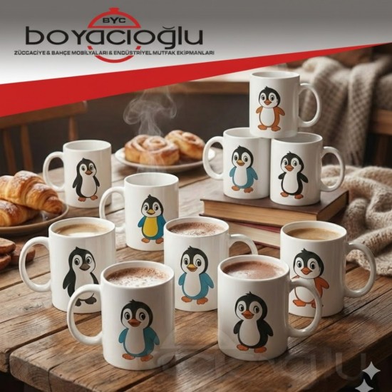 YAKUT-6674 KUPA BARDAK PENGUEN