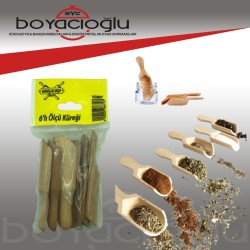 GARDAŞLAR YGN07 AHŞAP BAHARAT KAŞIĞI 6LI