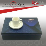 BUENOS YK2111-13 BEYAZ 6LI KAHVE FİNCAN TK.