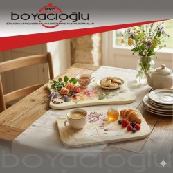 YK881 AHŞAP ÇOK AMAÇLI SUNUM TAHTA 30X18