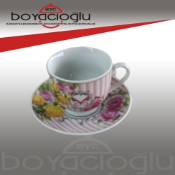 ÇİFTÇİLER PORSELEN 2Lİ KAHVE FİNCAN TK.