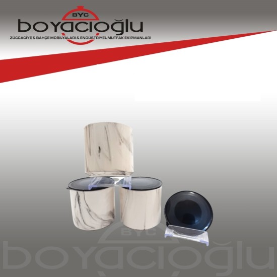 YNS 60102013 MERMER 3LÜ KAVANOZ SETİ