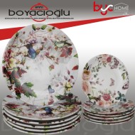 YNS 9905008 DIGITAL SERVİS TABAK 6LI 27CM