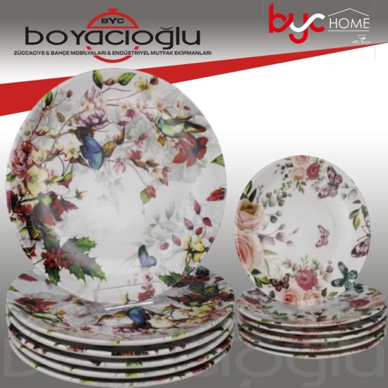 YNS 9905008 DIGITAL SERVİS TABAK 6LI 27CM YNS 9905008 DIGITAL SERVİS TABAK 6LI 27CM