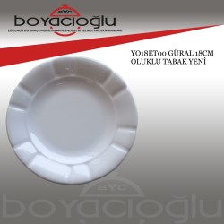 YO18ET00 GÜRAL 18CM OLUKLU TABAK YENİ