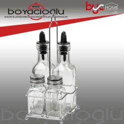 EPİNOX YST-04 YASEMİN YAĞLIK TUZLUK SETİ