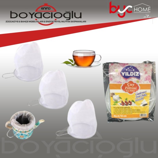YILDIZ FİLE ÇAY SÜZGEÇİ NO:6 13CM