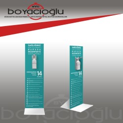 EKONOMİK AYAKLI DEZENFEKTAN STANDI