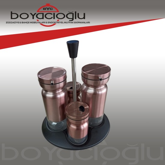 YWC-008401 ACR 4LÜ ÇELİK KAPLAMA YAĞLIK SİRKELİK YWC-008401 ACR 4LÜ ÇELİK KAPLAMA YAĞLIK SİRKELİK