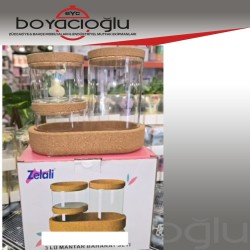 ZELALİ ZEL-1736 MANTAR BAHARAT KAVANOZ SETİ 4PRÇ