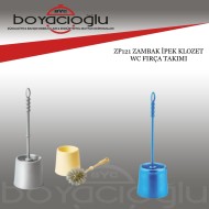 ZP121 ZAMBAK İPEK KLOZET WC FIRÇA TAKIMI