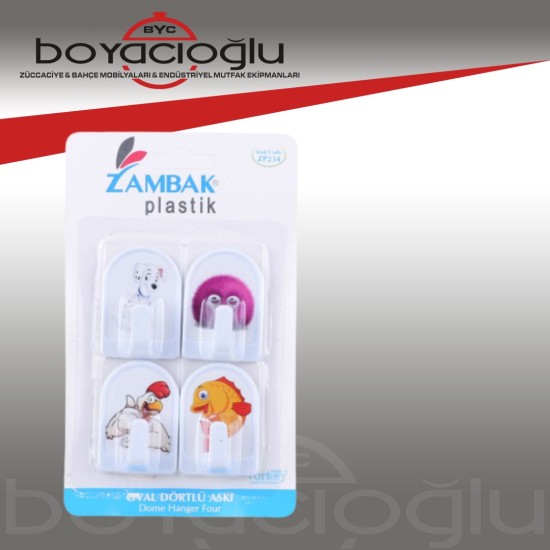 ZP234 ZAMBAK OVAL DÖRTLÜ YAPIŞKAN ASKI ZP234 ZAMBAK OVAL DÖRTLÜ YAPIŞKAN ASKI